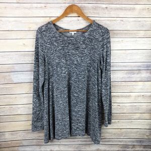 Anthropologie Puella Marled Swing Tunic Top Size M